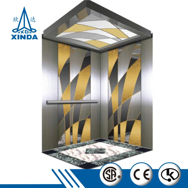 Passenger Elevator with Gearless Traction Machine, Support Professional Sevice