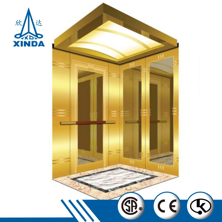 Passenger Elevator with Gearless Traction Machine, Support Professional Sevice