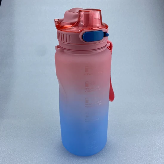 64oz/2L 하프 갤런 물병(보관 슬리브 포함), BPA 프리 스포츠 물 주전자, 재사용 가능한 절연 네오프렌 슬리브